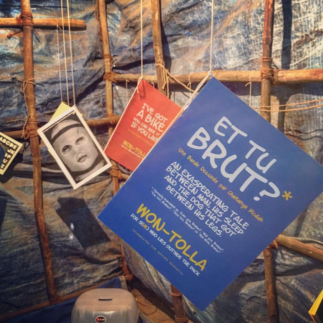 Won-Tolla_Bombay-underground-zinefest-03 Neha Kudchadkar setting up the Won-Tolla stall